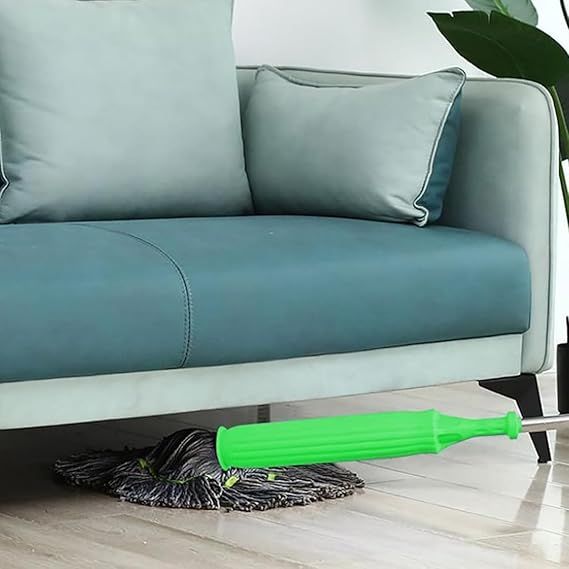 2 in 1 Green Twist Mop | Self-Wringing Microfiber Floor Cleaning Mop for Wet & Dry Use – Easy Dehydration and Deep Cleaning Tool